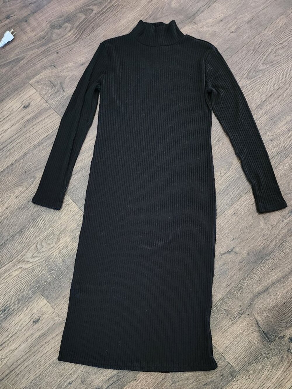 Banana Republic LS Black Knit Dress - Small
